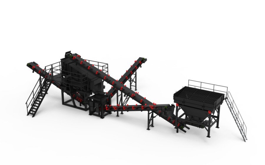 Asphalte ou usine de mélange