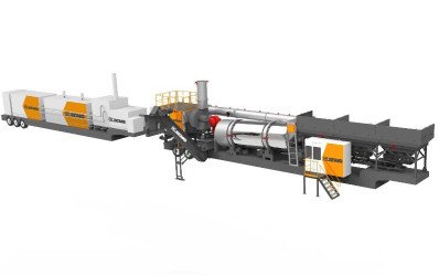 Usine mobile continue de mélange d’asphalte