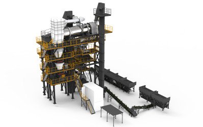 Équipement de recyclage chaud pour usine d’asphalte intégrale