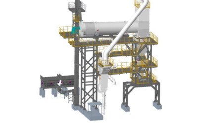 Équipement de recyclage à chaud pour usines d’asphalte